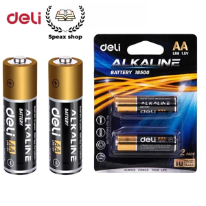 Pin Kiềm Alkaline Deli Megactive 2A/3A 1.5V Bền Lâu, Dung Lượng Lớn, An Toàn, Chính Hãng