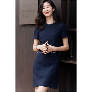 Đầm thiết kế dáng suông Rian dress - xanh Navy thanh lịch