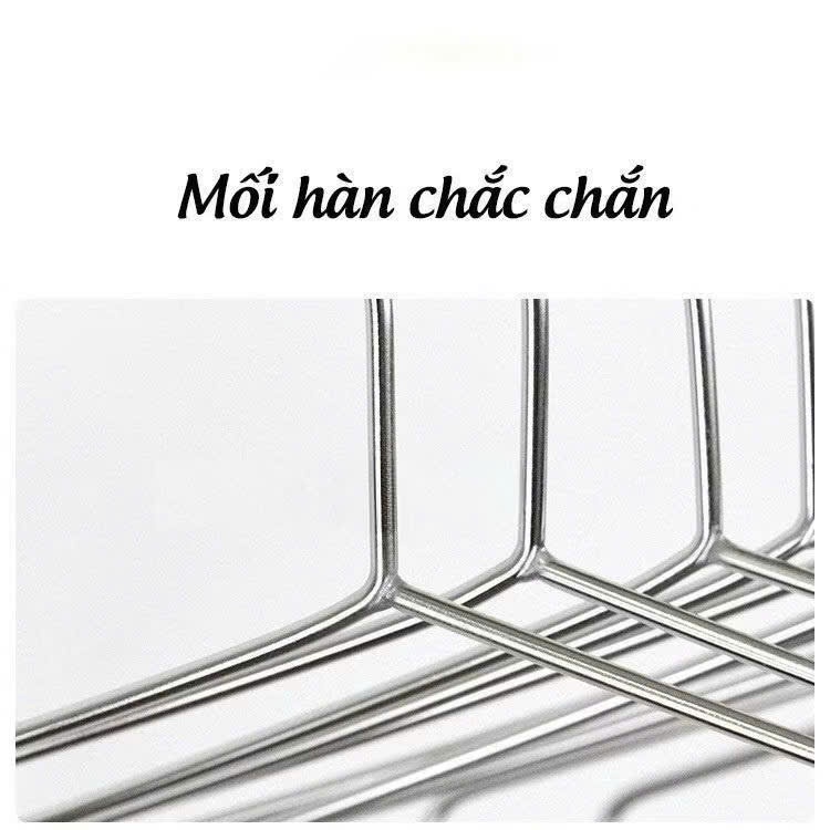 Set 10 Móc Áo Inox, Móc Phơi Quần Áo