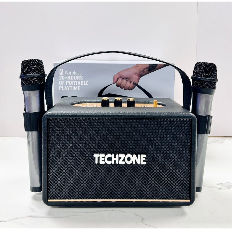 Loa Bluetooth Karaoke M24 Pro Kèm 2 Micro Không Dây Âm Thanh HD Bass Căng Bảo Hành Chính Hãng 12 Tháng- Linkeetech