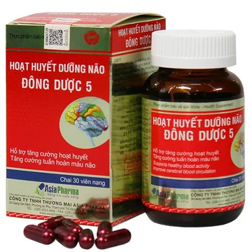 Hoạt Huyết Dưỡng Não Đông Dược 5- Hỗ trợ tăng cường hoạt huyết, tăng cường tuần hoàn máu não
