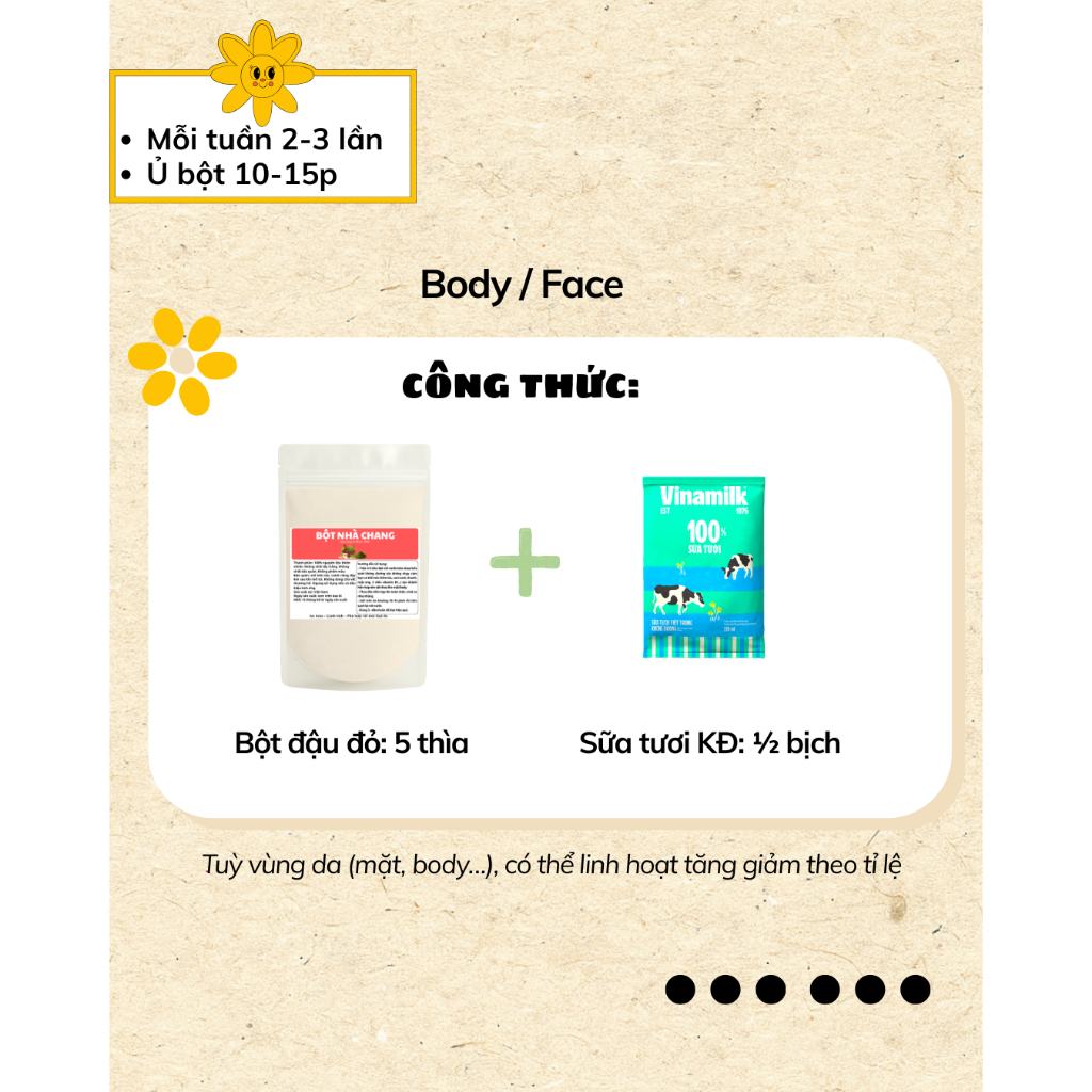 [Link tổng hợp 100g] Bột thiên nhiên HANDMADE - Dưỡng trắng, Làm sáng da, Tẩy tế bào chết, Nhả nắng