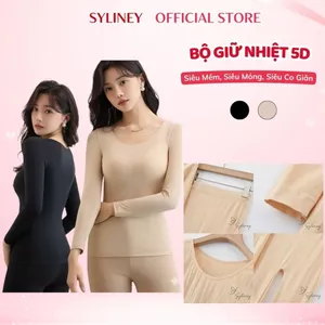Set Quần Áo Giữ Nhiệt Dưỡng Ẩm Syliney Cotton Siêu Mềm, Siêu Mỏng, Siêu Co Giãn