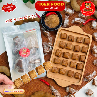 Kẹo Me Chấm Muối Sặc TIGER FOOD Kẹo Me Viên Chấm Muối Sặc Chua Chua Cay Cay Ngọt Ngọt - Siêu phẩm đồ ăn vặt snack