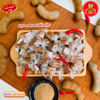 Kẹo Me Chấm Muối Sặc TIGER FOOD Kẹo Me Viên Chấm Muối Sặc Chua Chua Cay Cay Ngọt Ngọt - Siêu phẩm đồ ăn vặt snack