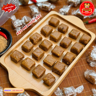 Kẹo Me Chấm Muối Sặc TIGER FOOD Kẹo Me Viên Chấm Muối Sặc Chua Chua Cay Cay Ngọt Ngọt - Siêu phẩm đồ ăn vặt snack