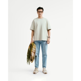 Áo Thun Tay Ngắn Nam Hình Thêu Form Boxy  - Routine 10F25TSS032