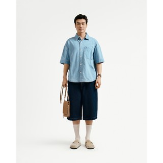 Áo Sơ Mi Denim Unisex Form Loose - Routine 10S25DSHU054