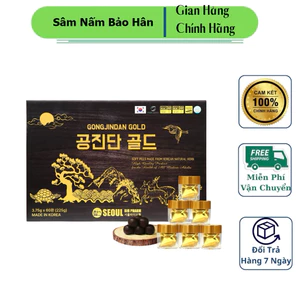 Trầm hương Mật ong GONGJINDAN GOLD hộp 60 viên x 3,75g