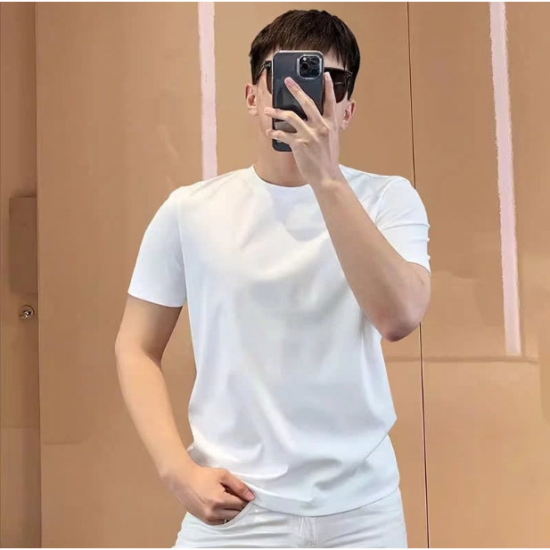 [Peinn] Áo Thun Trơn ATN01 Cotton lạnh Cổ tròn Bassic-Slim fit ,chất vải co dãn 4c ,mịn không xù lông