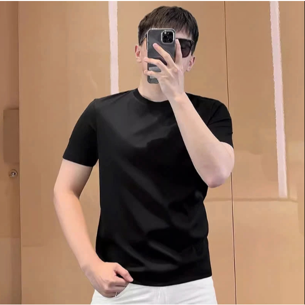 [Peinn] Áo Thun Trơn ATN01 Cotton lạnh Cổ tròn Bassic-Slim fit ,chất vải co dãn 4c ,mịn không xù lông