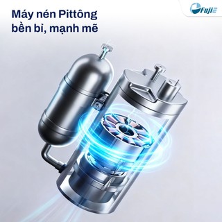 Máy hút ẩm Block nhập khẩu FUJIE HM-916ED Loại bỏ ẩm ướt 16l/ngày, Kết nối wifi, lọc không khí
