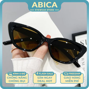 Kính râm mát nữ nam thời trang cá tính phong cách Hàn Quốc chống tia bức xạ đi chơi biển kỷ yếu đẹp giá rẻ ABICA 292