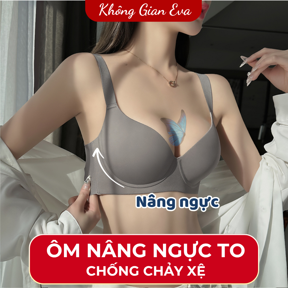 Áo Lót Su BigSize Có Gọng Nâng Ngực Tạo Khe Chống Chảy Xệ Bản Lưng To Thông Hơi Thoáng Khí 3219