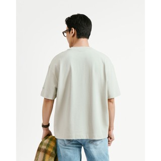 Áo Thun Tay Ngắn Nam Hình Thêu Form Boxy  - Routine 10F25TSS032