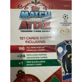 [ Countdown Calendar ] Hộp Thẻ Cầu Thủ Bóng Đá Match Attax 2025/26 25/26 Countdown Calendar  ( 121 Thẻ )