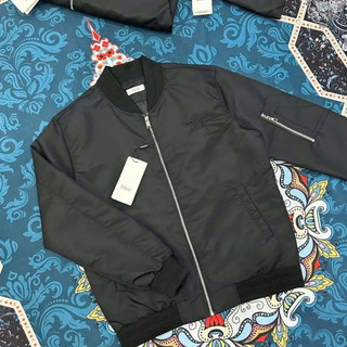 Áo Khoác Bomber Gió Unisex 2 Lớp Nam Nữ, Thiết Kế Họa Tiết Tối Giản Sang Trọng, Thời Thượng và Đẳng Cấp Boy Phố 2025
