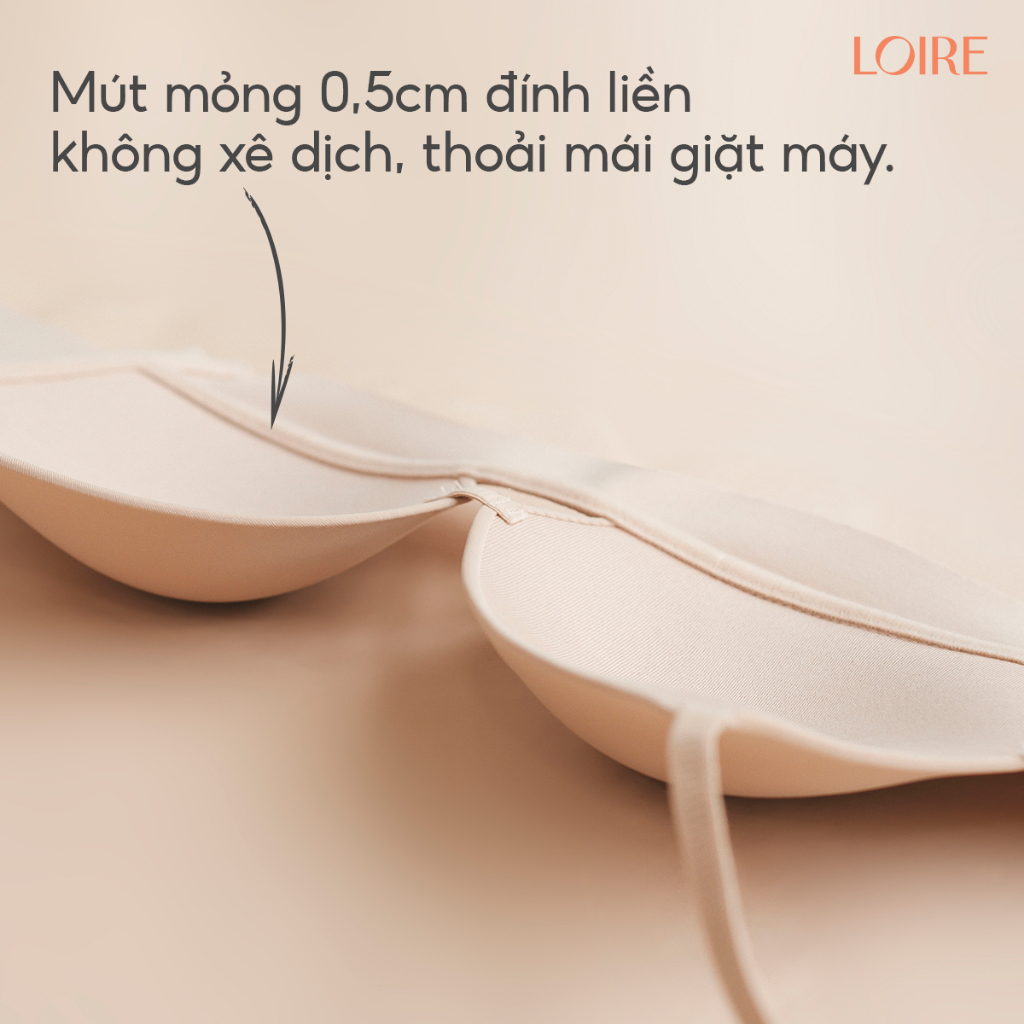 Áo Lót Không Gọng Loire Al250736 Đệm 0.5cm Chất Spandex Mềm Mại Thấm Hút Tốt