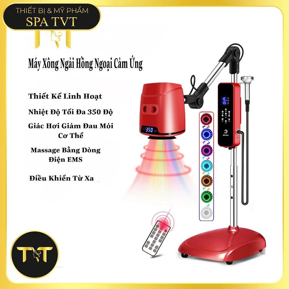MÁY XÔNG NGẢI CỨU KHÔ TVT XN5, XÔNG HỒNG NGOẠI DƯỠNG SINH,GIÁC HƠI HÚT CHÂN KHÔNG,MASSAGE ĐIỆN TỪ