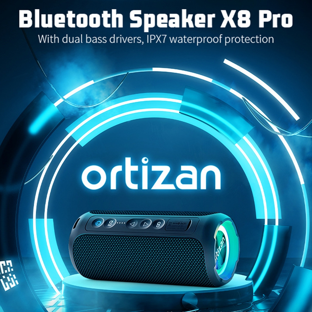 Ortizan X8Pro Bluetooth Speakers,40W Loud Portable Wireless Speaker Ipx7 Waterproof Shower Speakers With Bluetooth 53 Deep Bass 2025 - View #13