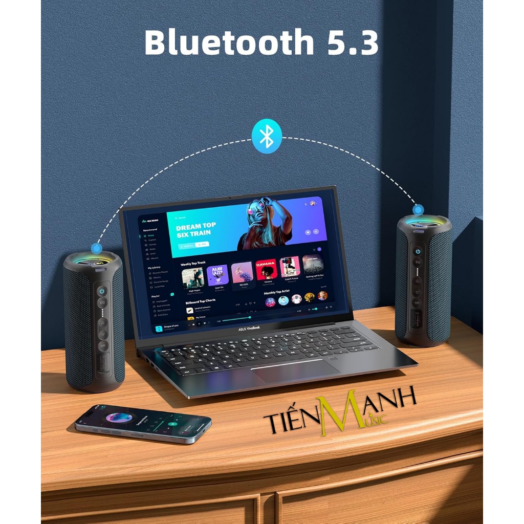 Ortizan X8Pro Bluetooth Speakers,40W Loud Portable Wireless Speaker Ipx7 Waterproof Shower Speakers With Bluetooth 53 Deep Bass 2025 - View #4