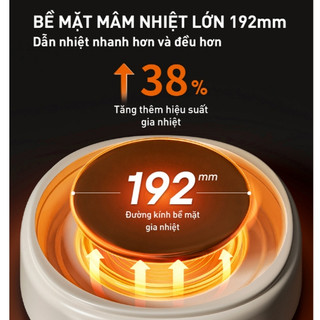 [Kèm khay nướng] Nồi lẩu điện đa năng Joyoung JHP-525 - Dung tích 5L - Hấp lẩu nướng 3 in 1 - Công suất 1600W