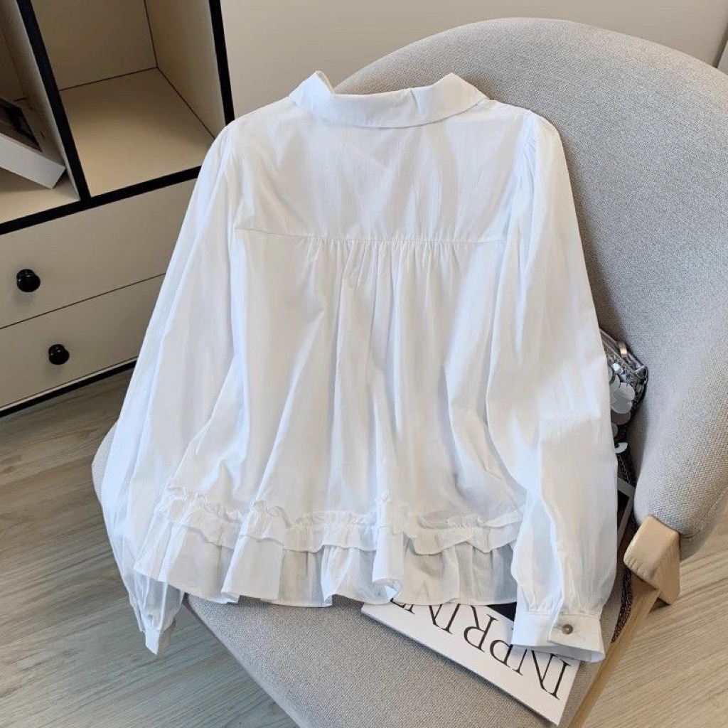 Áo Sơ Mi Nữ Tiểu Thư Dáng Babydoll – Xinh Như Gái Hàn 🇰🇷