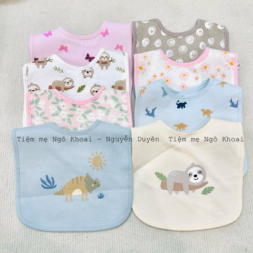[MD221] Yếm chống thấm ăn dặm cho bé yêu các hãng xuất xịn