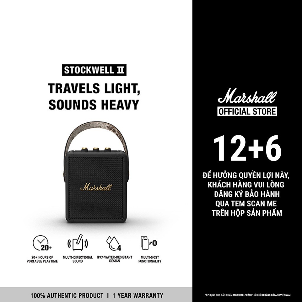 Loa Marshall Stockwell II Review: Đánh Giá Pin 20h, Giá 6.57 Triệu