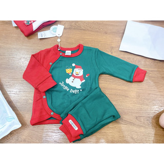 Bộ sơ sinh noel cài chéo honee
