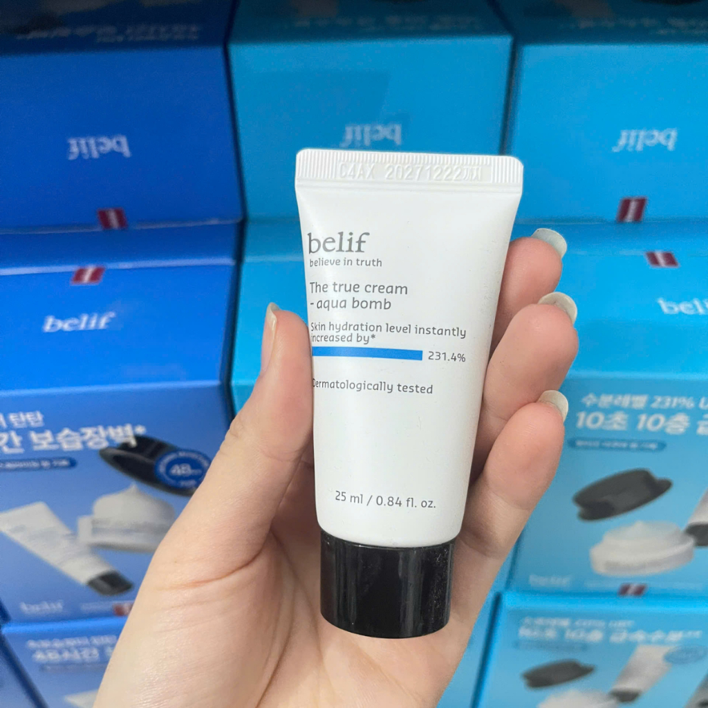 Kem Dưỡng Ẩm, Dịu Da Belif The True Cream Moisturizing /Aqua Bomb 25ml/50ml