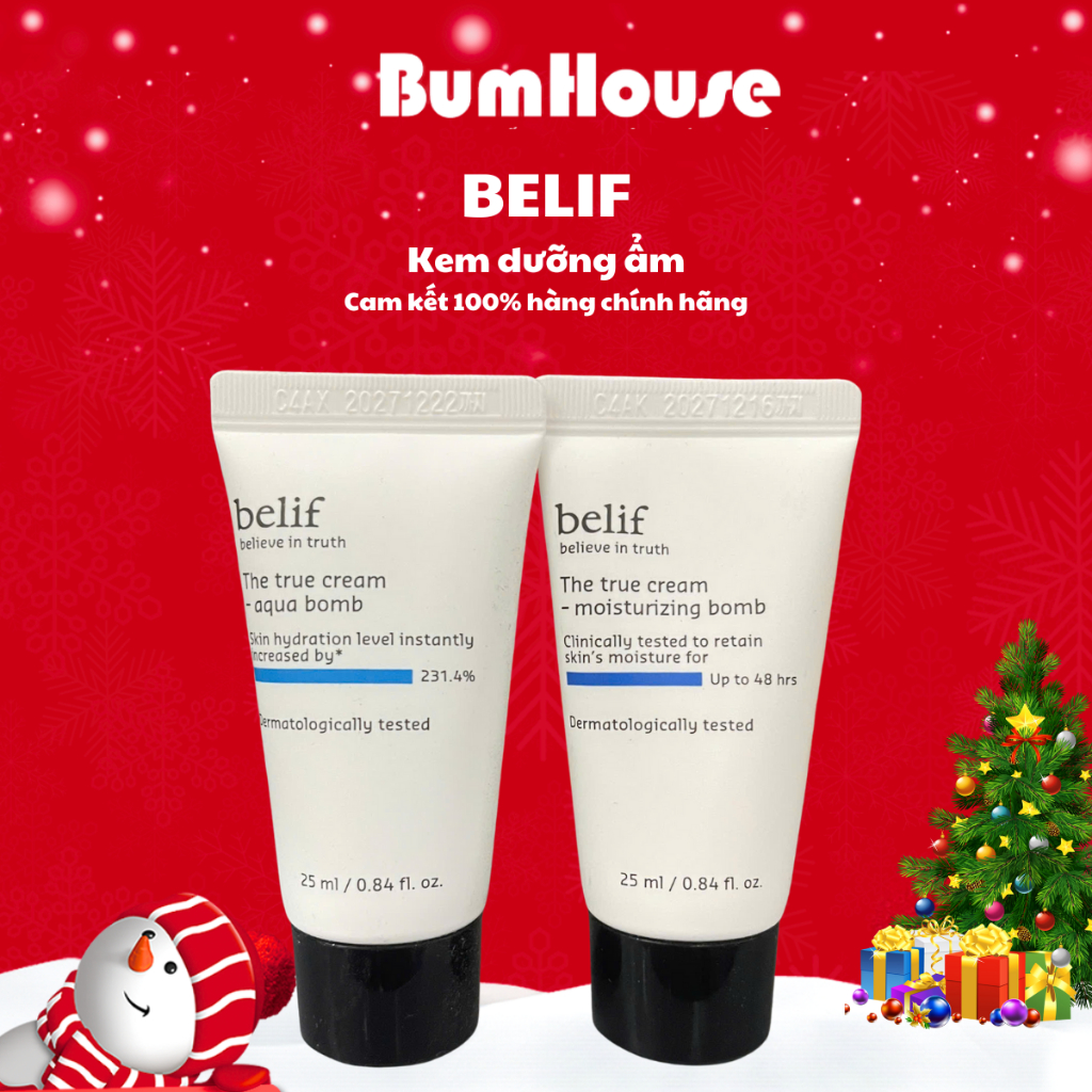 Kem Dưỡng Ẩm Belif  The True Cream Moisturizing /Aqua Bomb 25ml