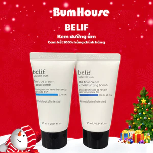 Kem Dưỡng Ẩm Belif The True Cream Moisturizing /Aqua Bomb 25ml