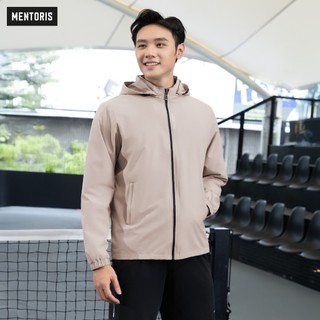 Áo Khoác Gió Nam 2 Lớp Cao Cấp Mentoris, Mũ Tháo Rời Chống Nước Họa Tiết Phản Quang Giữ Ấm Tốt MAG01