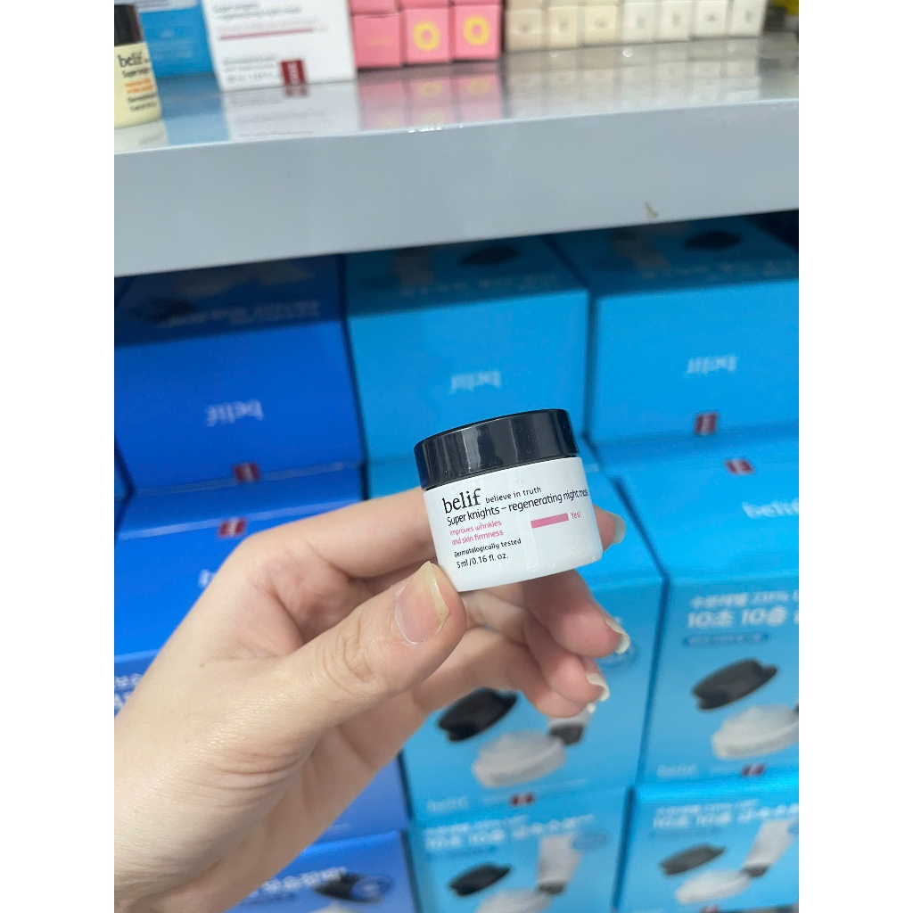 Mặt nạ ngủ belif Super Knights Multi Vitamin/ Regenerating mask 5ml