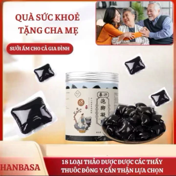 VIÊN NGÂM CHÂN THẢO MỘC HANBASA [HỘP 10 VIÊN], THẢO DƯỢC NGÂM CHÂN, ĐÀO THẢI ĐỘC TỐ, NGỦ NGON, BỔ TRỢ XƯƠNG KHỚP DẺO DAI