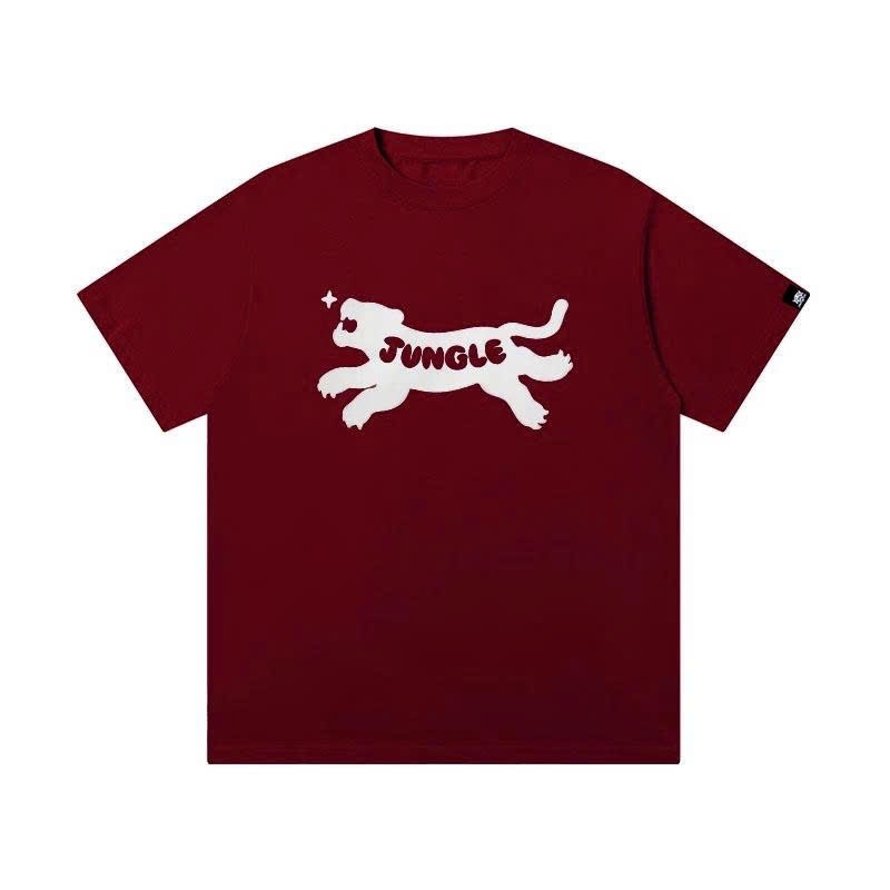Áo thun Stee Cổ tròn JUNGLE Localbrand ICVCVNI Unisex