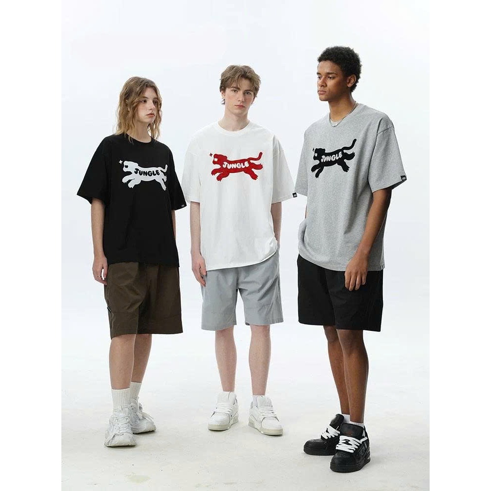Áo thun Stee Cổ tròn JUNGLE Localbrand ICVCVNI Unisex