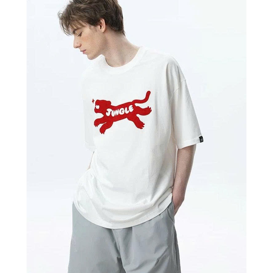 Áo thun Stee Cổ tròn JUNGLE Localbrand ICVCVNI Unisex