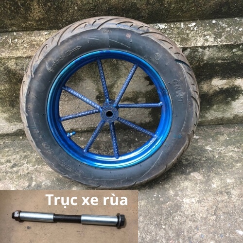 Bánh Xe Rùa Đường Kính 40-45cm (Vành 10 và 12inch) Cho Xe Rùa, Xe Mô ...