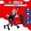 Xe Đẩy Gấp Gọn 520, 520A, 918 Hợp Kim Nhôm Đen Cao Cấp, Tiện Lợi Mang Theo Du Lịch Cho Bé Yêu (Có Đệm) 3