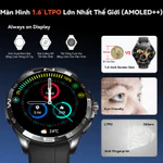 Đồng hồ thông minh Kieslect Actor I Nghe gọi trực tiếp I LTPO AMOLED I Chống nước 5ATM I Định vị GPS - Hàng chính hãng — ảnh 6