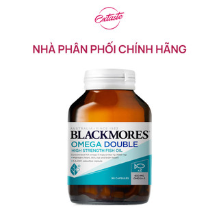 [CHÍNH HÃNG] Viên uống dầu cá Blackmores Omega Double 90 viên hỗ trợ trí não và sức khoẻ tim mạch