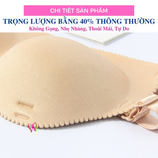 Áo bra nữ su cúp ngang không dây liền mảnh, thông khí, mỏng nhẹ, chống trượt A03