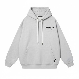 [Nỉ Lông Cáo] Áo Hoodie Local Brand Unisex LUCID Style Nam Nữ Nỉ Lông Cáo Form Rộng Mũ 2 Lớp Siêu To