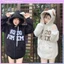 Áo khoác nỉ nữ siêu cá tính dễ thương In chữ NQ20 Nỉ cotton siêu dày dặn from fresize 38-65kg