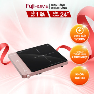 Bếp Từ Đơn Fujihome IC1207P - 9 mức công suất (200–1900W) - Cấp nhiệt liên tục - có khóa trẻ em