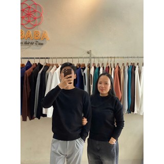 Áo Len Nam Cổ Tròn Dài Tay Dày Dặn 6502 ABABA | Regular Fit M-XXL 50-90kg 8 màu nhã nhặn