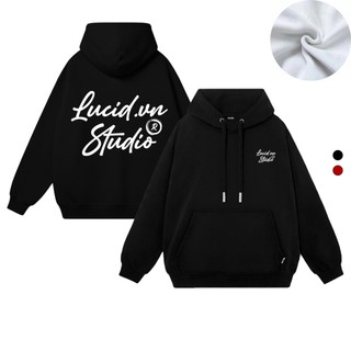 [Nỉ Lông Cáo] Áo Hoodie Local Brand Unisex LUCID REAL Nam Nữ Nỉ Lông Cáo Form Rộng Mũ 2 Lớp Siêu To