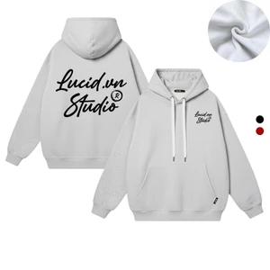 Áo Hoodie Local Brand Unisex LUCID REAL Nam Nữ Nỉ Lông Cáo Form Rộng Mũ 2 Lớp Siêu To